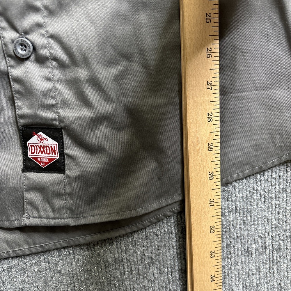 Dixxon Flannel‎ Co Button Up Shirt Men's XL Grey Workforce Form And Function - Picture 3 of 9